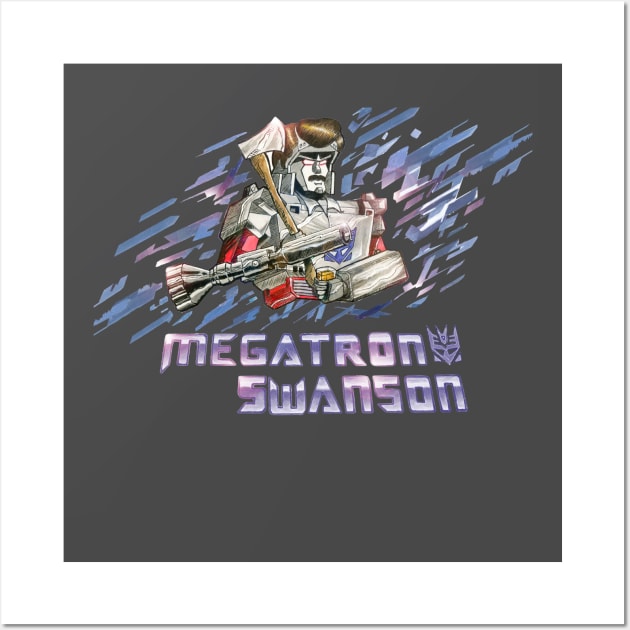 MegatRon Swanson Wall Art by natearts